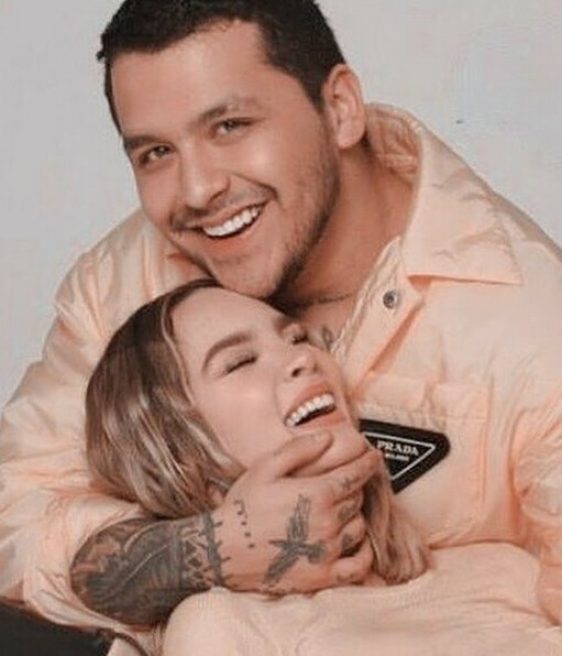 Belinda y Christian Nodal (Foto: Instagram).