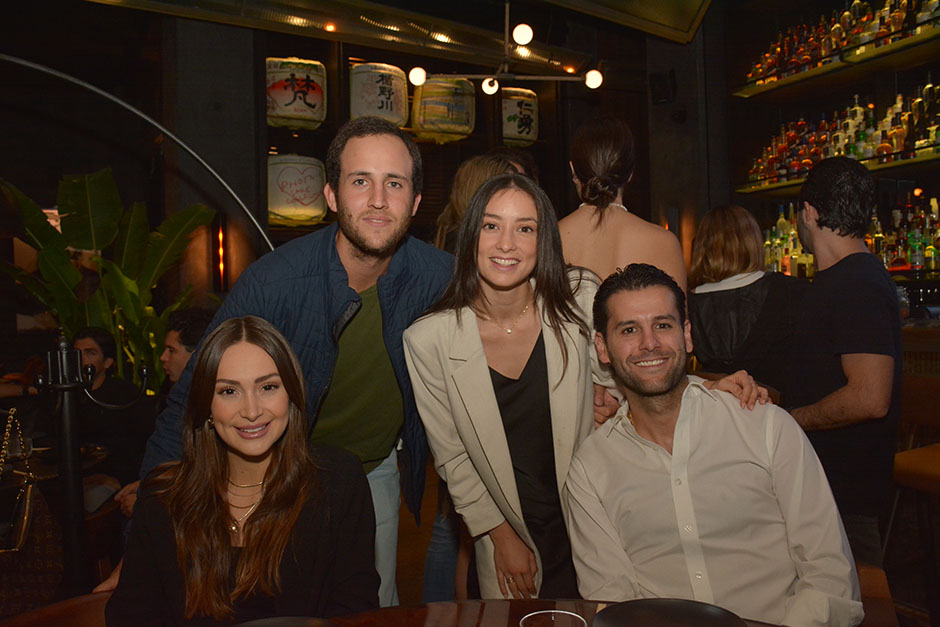 Cecilia Mora, Nicolás Leaño, Sofía Montes de Oca y Gabriel Nájar
