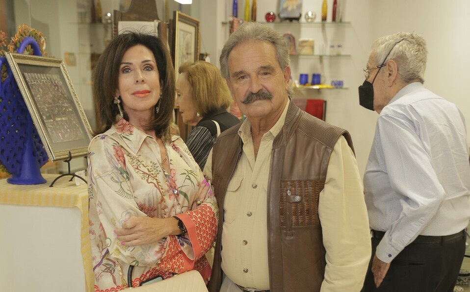 Diana Siller y Rogelio Elizondo / Foto: Daniel Saldívar