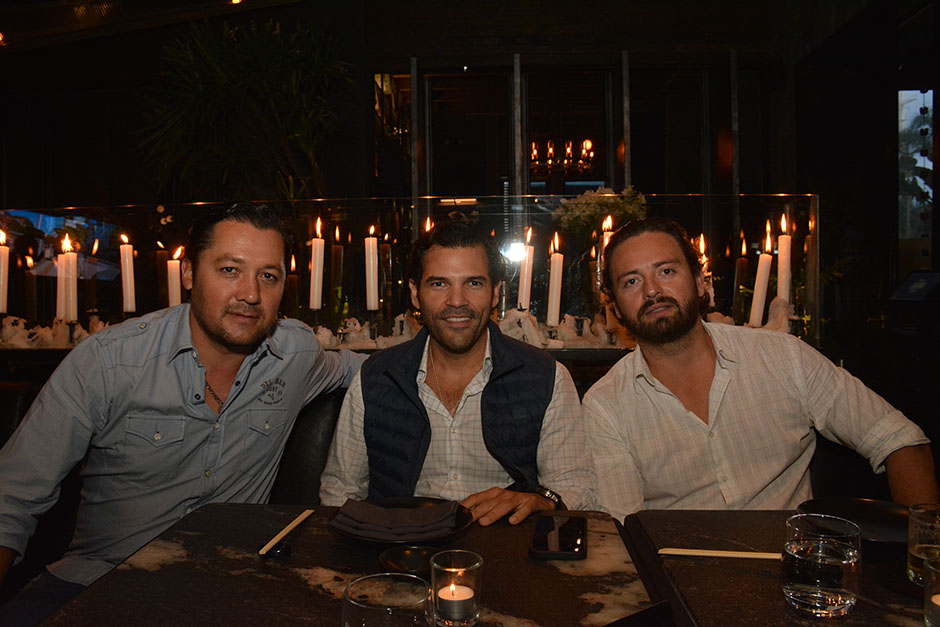 Joselo Gómez, Ismael Lizárraga y Alex Romero