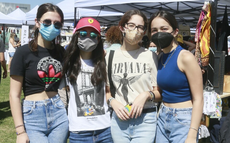 Samantha Hinojosa, Regina Díaz, Ana Sofia López y Raquel Nájera. FOTO: OMAR VALDEZ