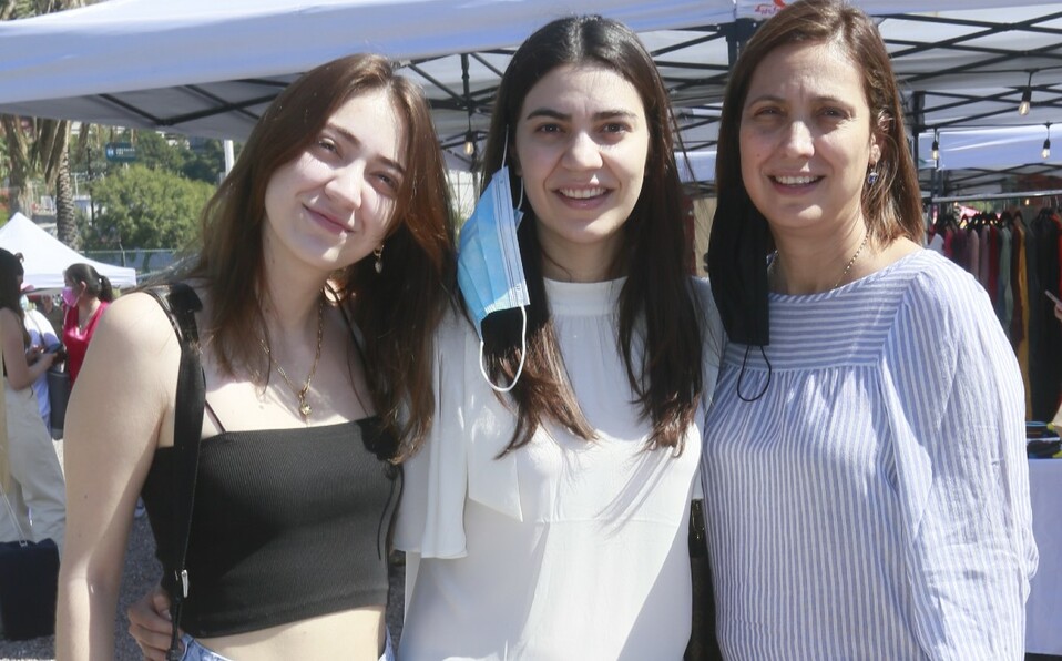 Michelle Treviño, Daniela Treviño y Rocío Treviño. FOTO: OMAR VALDEZ