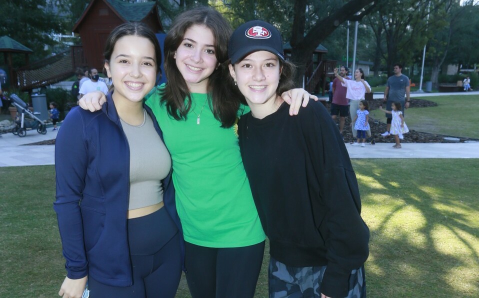 Isabel Mena, Rebeca Valencia e Isabel Avalos. FOTO: OMAR VALDEZ