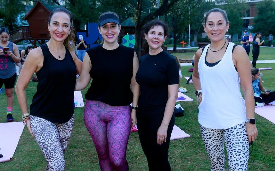Karina González, Mariela Ancira, Maru González y Conchis Borjon. FOTO: OMAR VALDEZ