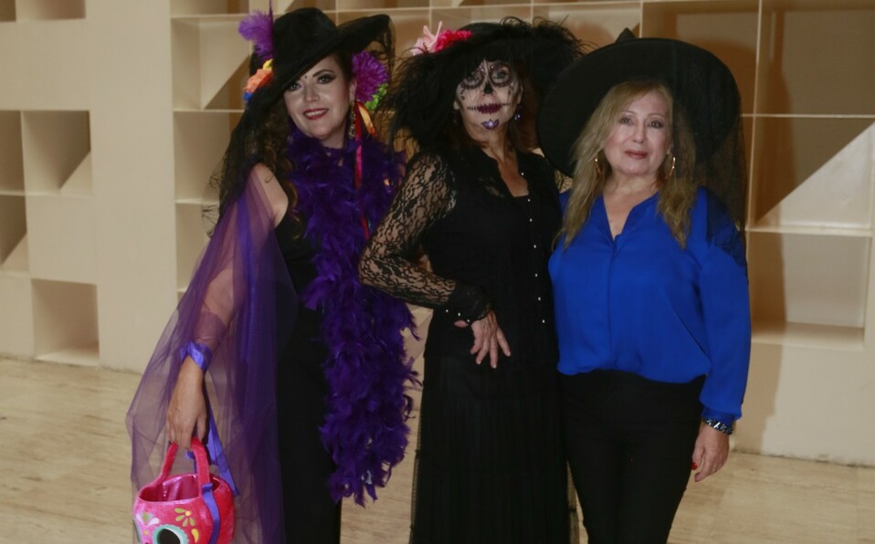 Mirthala Hauger, Martha Morales de García y Lety Benavides / Foto: Omar Valdez