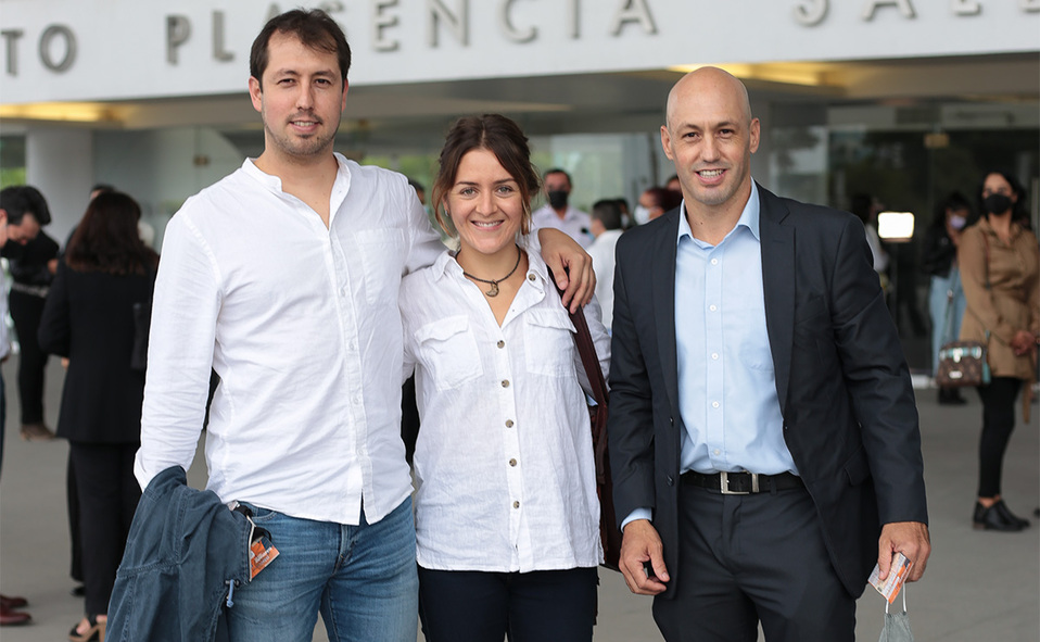 Alejandro Hernández, Alejandra Orozco y Héctor Adán Hernández. Foto Aarón Solís