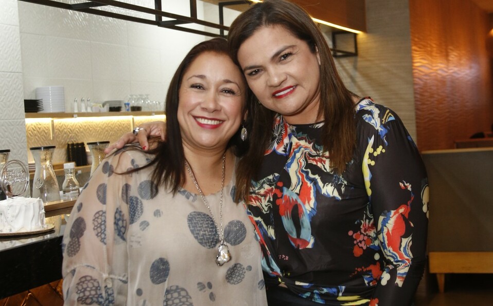 Lucy Taha de Fernández y Sandra Medina / Foto: Antonio Mireles