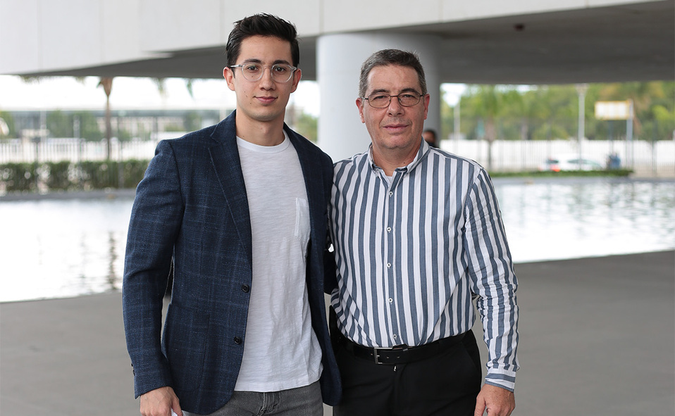 Sebastián Paz y Rodrigo Briceño. Foto Aarón Solís