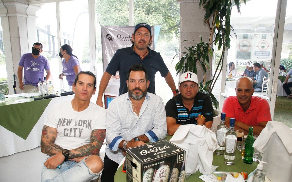 Ernesto Vega, Goyo Martínez, Claudio Zambrano, Jorge Téllez y Mauricio Velázquez / Foto: Antonio Mireles