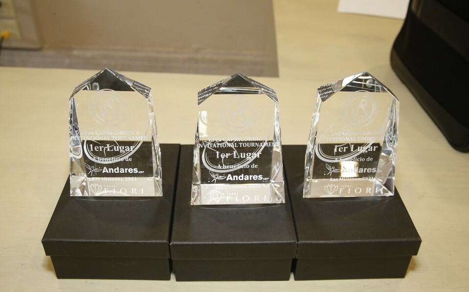 Trofeos de la premiación / Foto: Antonio Mireles