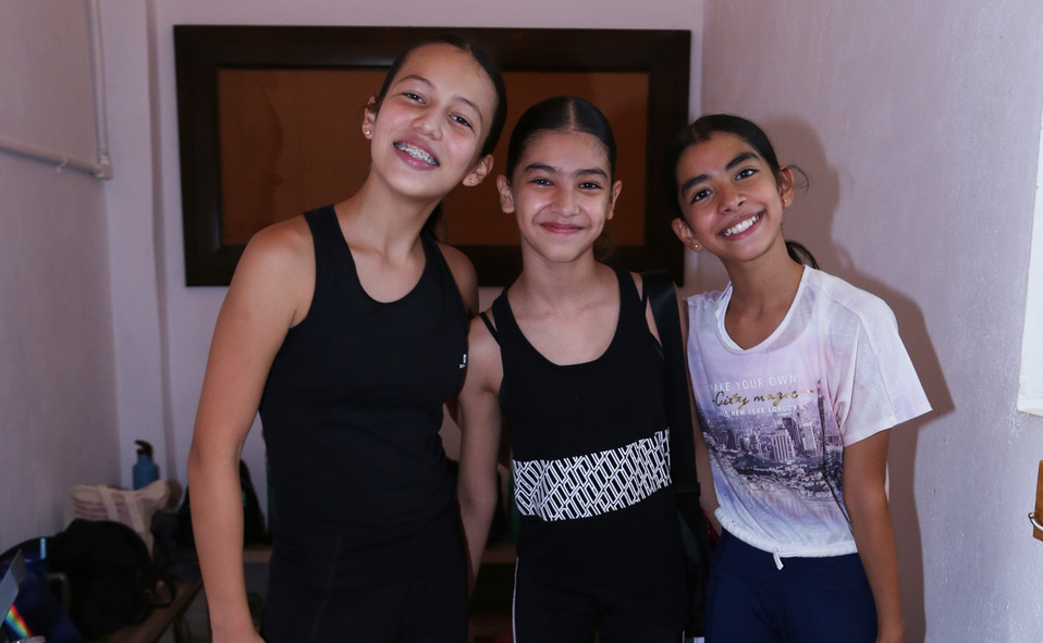Ximena, María José y Farah