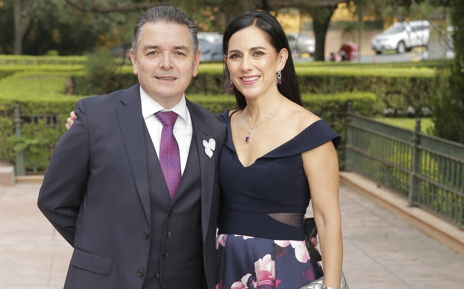 Jorge Treviño Welsh y Ara de Treviño. FOTO: DANIEL SALDÍVAR
