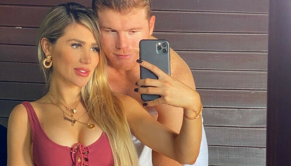 Fernanda Gómez y Saúl 'Canelo' Álvarez  (Foto: Instagram).