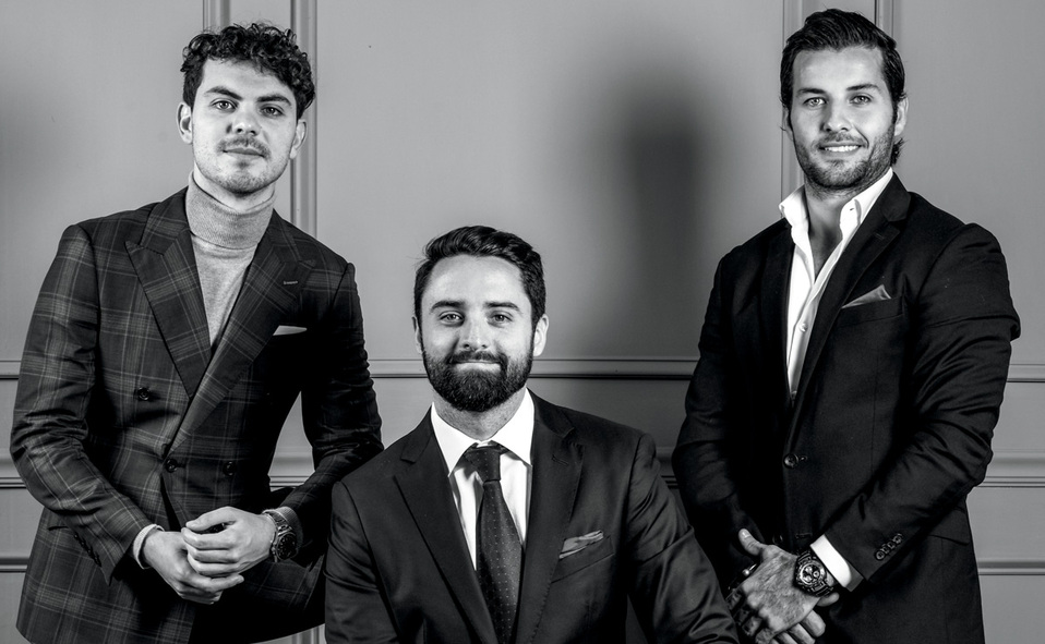 Rogelio Menéndez, Albert Daniel Chico y Diego Guzmán