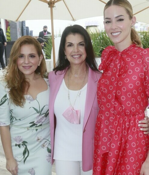 Lily Pierce, Janet de Wapinsky y Mariana Rodríguez. FOTO: OMAR VALDEZ