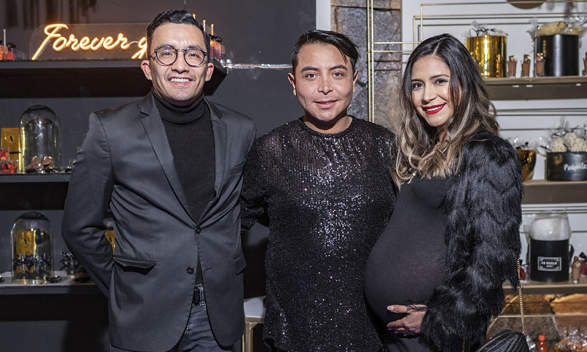 Galo Clamont, Ángel Arbeu y Lizulli Chávez