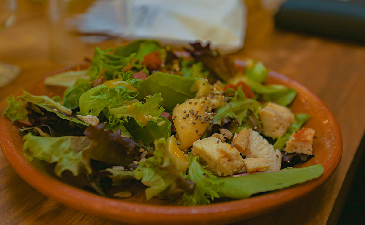 Ensaladas acompañaron la degustación