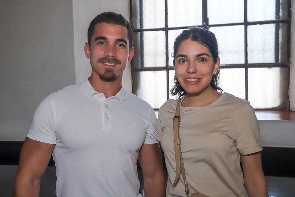 Bernardo Herrera y Andrea Flores