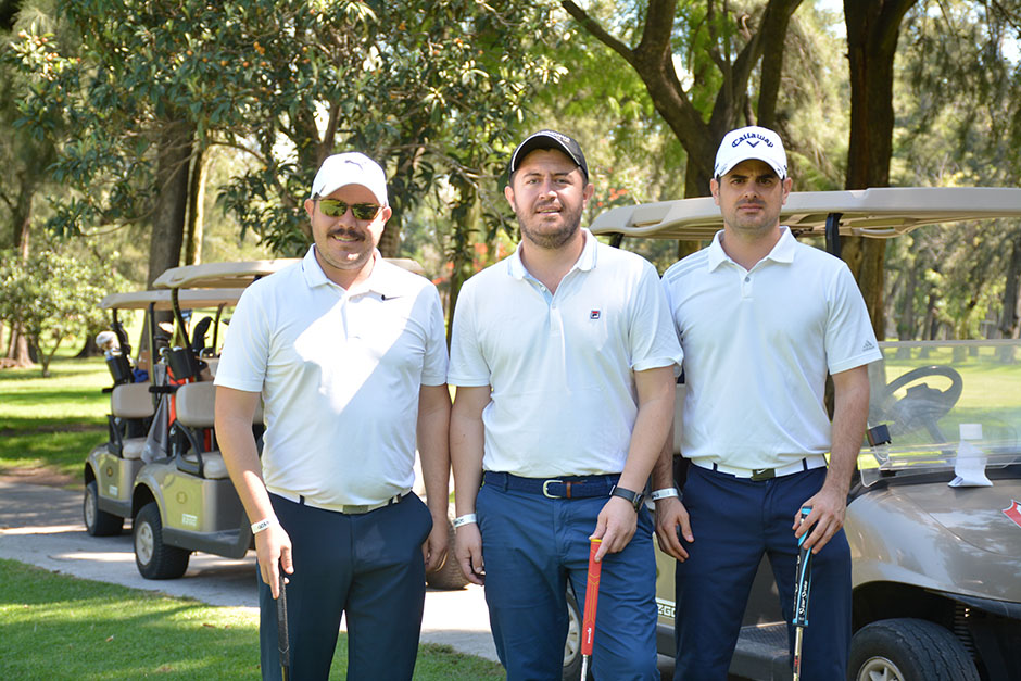 Eduardo Narro, Carlos Lara y Gerardo Román