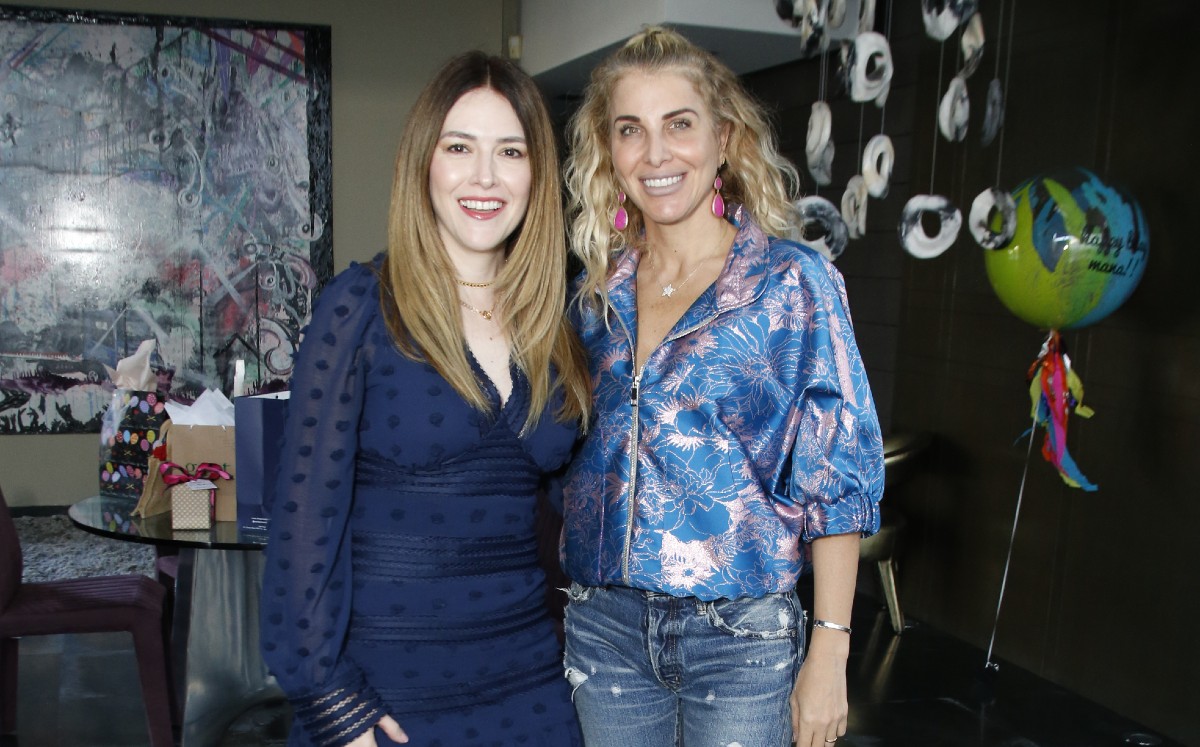 Gaby Espinoza de Kuri y Orly Marcuscharmer de Dacher. FOTO: OMAR VALDEZ