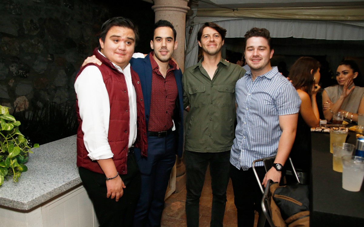 Adrián Garza, Javier Padilla, Jorge De la Fuente y Luis Carlos Salinas / Foto: Antonio Mireles