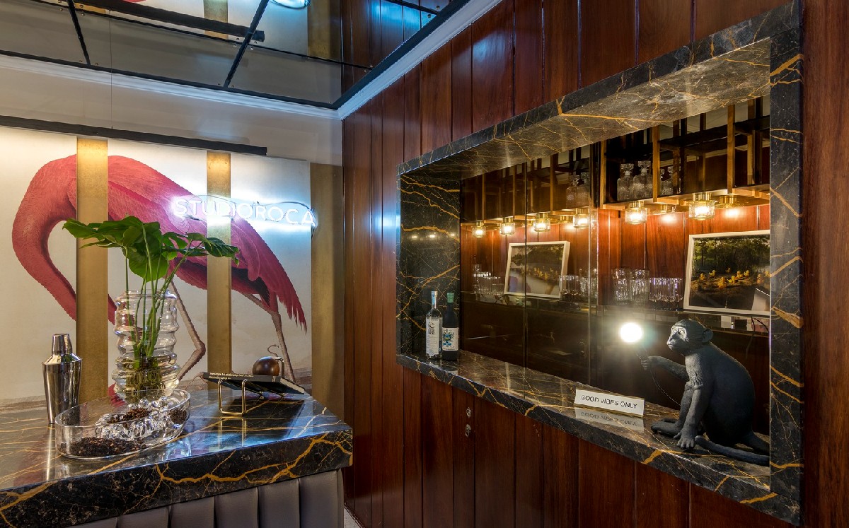 Studio Roca crearon un bar muy original. (Foto: Instagram).