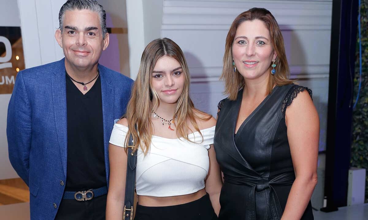Luis Raúl Madrigal, Fernanda Madrigal y Cristina Lozano de Madrigal / Fotos: Daniel Saldívar