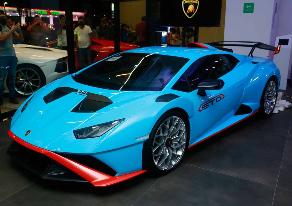 Durante el evento se presentó el nuevo Huracán STO de lamborghini