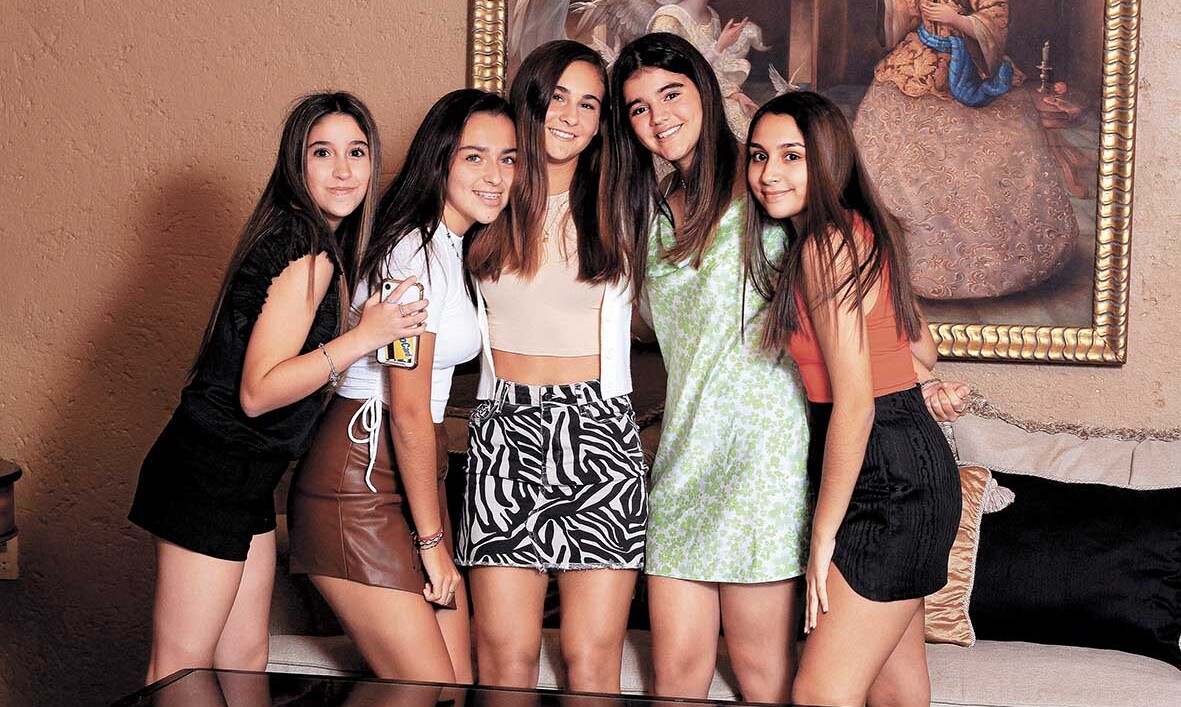 Ceci Martínez, Marifer Rosas, Paola González, Ale Mohamar y Danna Argüelles / Fotos: José Chang