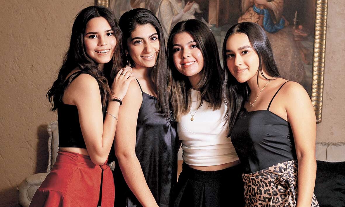 Montse Puentes, Ivonne Feres, Mary Gaby Castañeda y Fernanda Galué / Fotos: José Chang