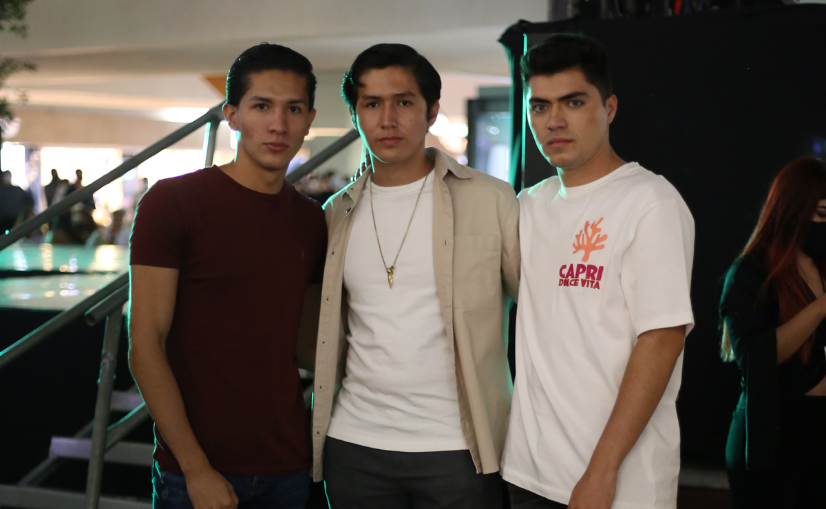 Eder Jauregui, Aldo Soto e Israel González. Foto:Aarón Solís