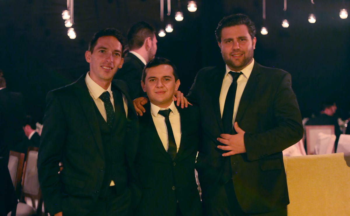 Pedro Arce, Daniel Rodríguez y Rafael Arroyo. Foto: Aarón Solís