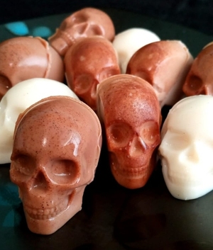 Receta: Gomitas de chocolate en forma de calavera para Día de Muertos (Foto: Cortesía)
