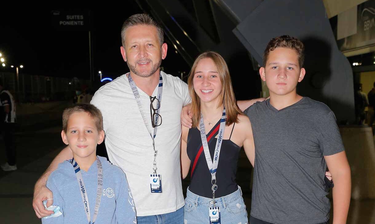 Cristóbal Prieto, Joaquín Prieto, Regina Prieto y Mateo Prieto