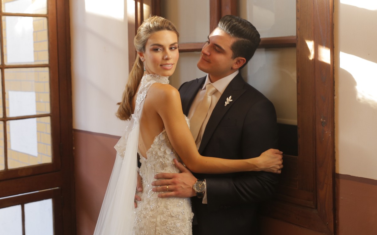 Paola y Mario celebraron su gran día junto a sus seres queridos. FOTO: DANIEL SALDÍVAR