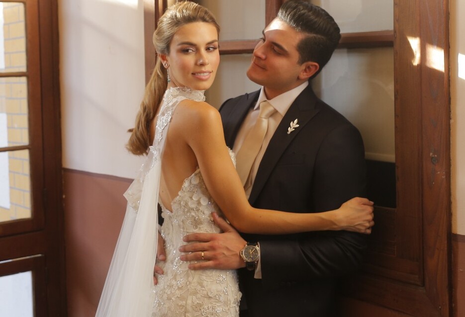 Paola y Mario celebraron su gran día junto a sus seres queridos. FOTO: DANIEL SALDÍVAR
