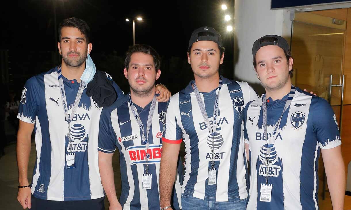 Gerardo Guerra, Daniel Treviño, Marcelo Martínez y César Villarreal