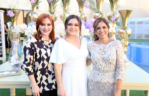 Claudia, Carolina y Analibia