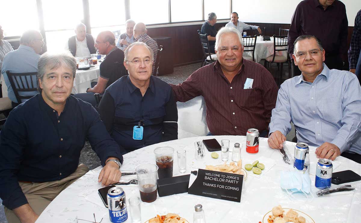 Lauro Gómez, Hugo García, Luis Elizondo y Dioniso Galarza / Fotos: Antonio Mireles