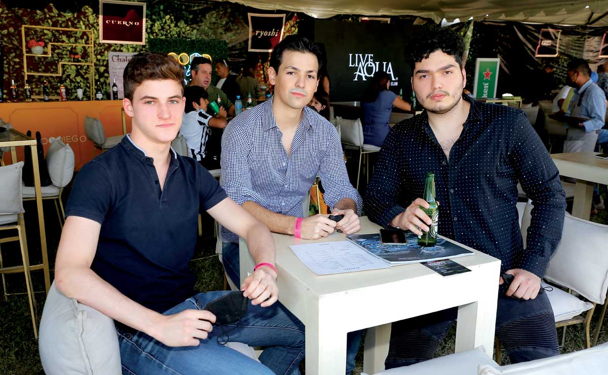 Mauricio Madrazo, Calvin Bojórquez y Roberto Flores / Fotos: Antonio Mireles y Daniel Saldívar