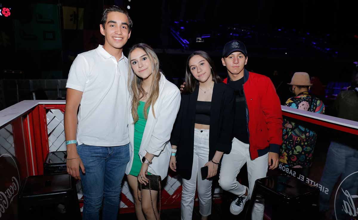Samuel Alba, Marce Herrada, Lucía Herrada y Enrique Aguilera / Fotos: Daniel Saldívar