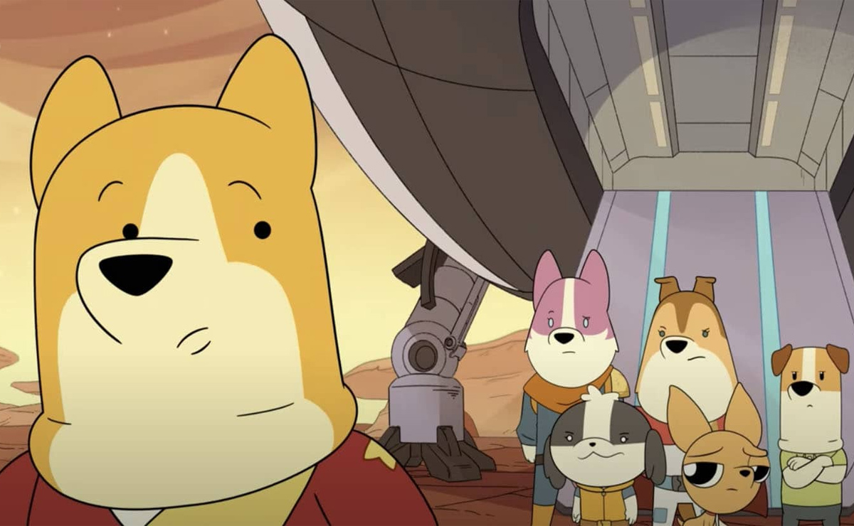 perros en el espacio