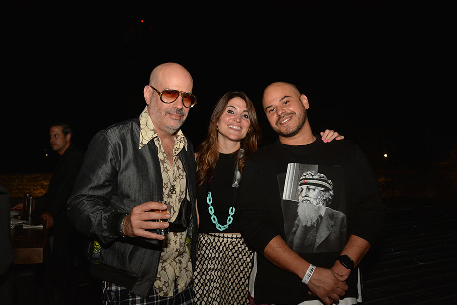 Andres Levin, Stephanie Ferguson y Mauricio Aguirre.