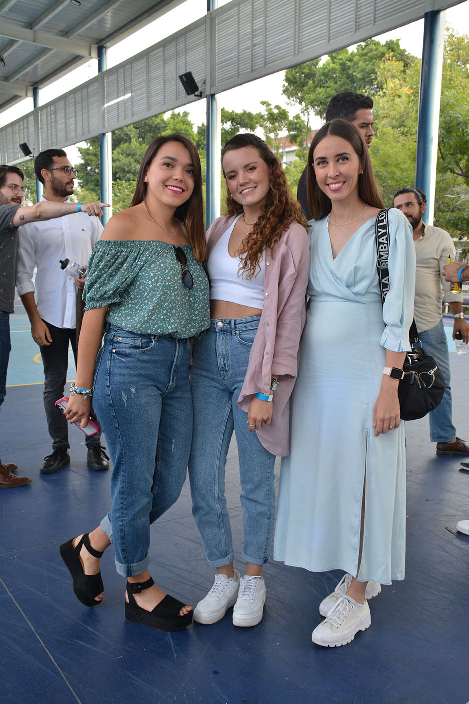 Sara Ruiz Mora, Andrea Salazar y Graciela Ahumada