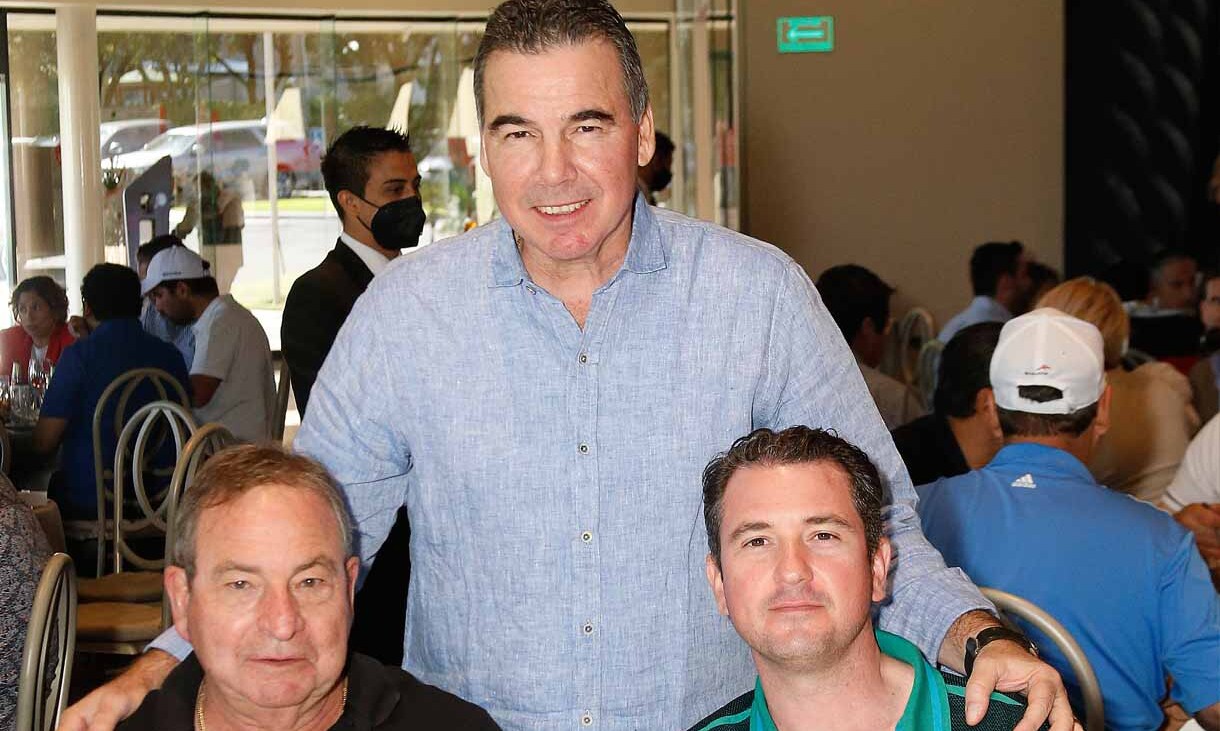 Víctor Cairo, José Antonio Rivero Larrea y Esteban Rivero González