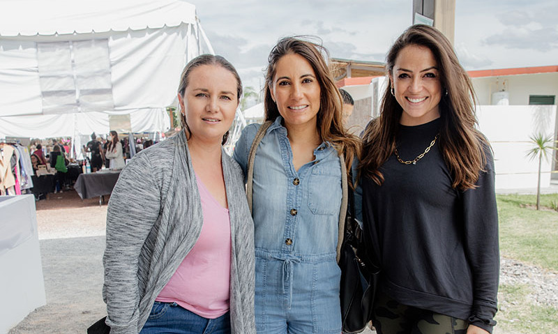 Amalia Zavala, Gabriela Fernández y Pía Anaya