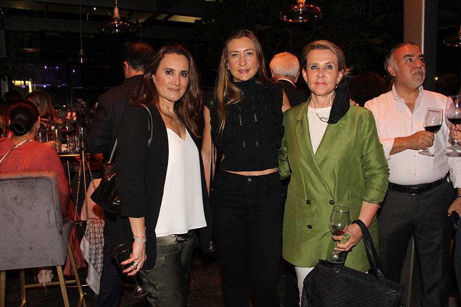 Alicia Orendaín, Diana Zohn y Gracia Cevallos.