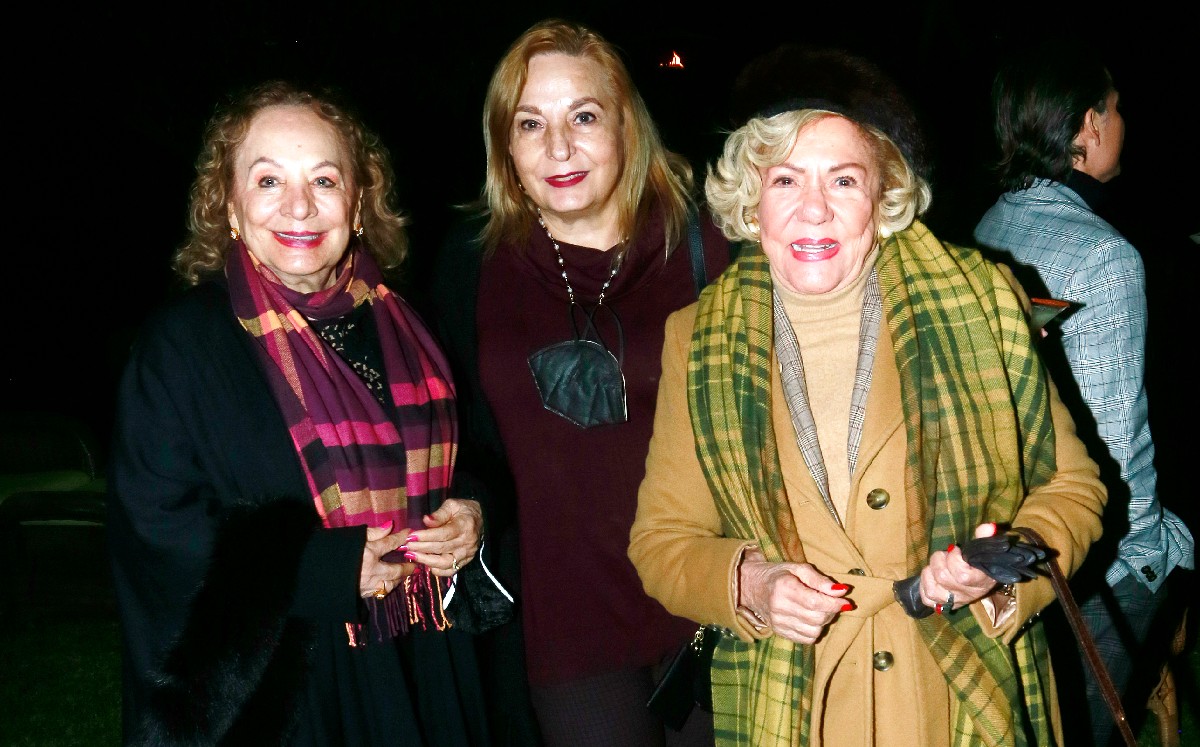 Aurora Cantú de Cagnasso, Blanca Melo de Sotomayor y Ernestina Salas / Foto: Omar Valdez