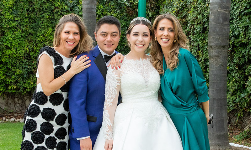 Marisol Suárez, Juan Pablo Jiménez, Ana María Sánchez e Isabel Suárez
