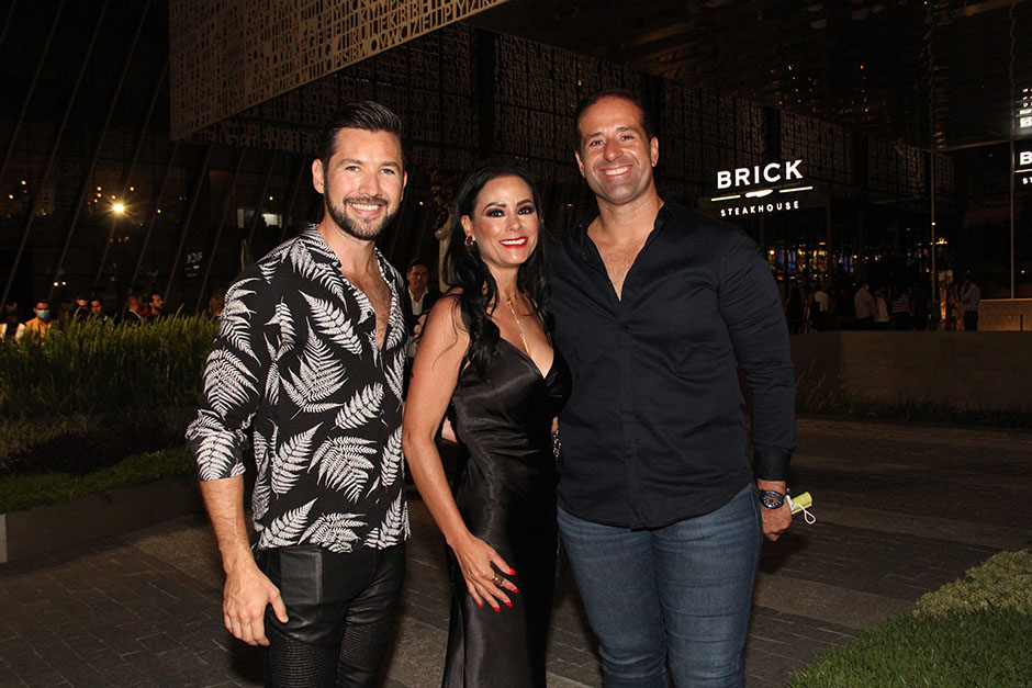 Christian Lozano, Ana Quezada y Alejandro Tovar